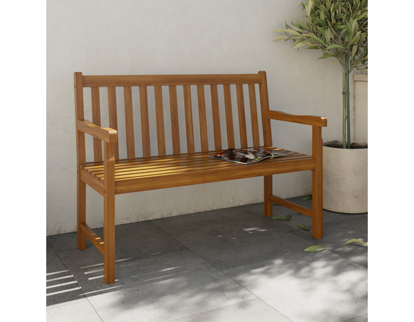 Banc acacia "CALYANTA" -  L. 119 x P. 59 x H. 89 cm - Marque BLOOMA - Brico Dépôt
