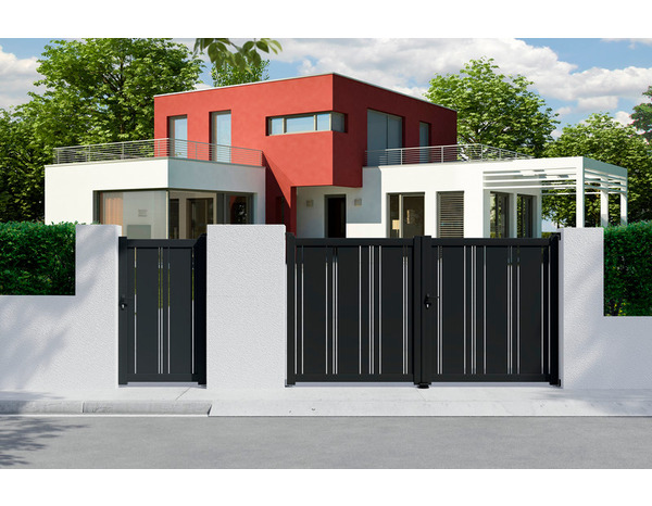 Portillon en aluminium "BAHIA" - 1M H1,7 M - Brico Dépôt