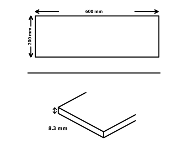 Décor mural "LEIA" multicolore - l.20 x L.60 cm - Cooke and Lewis - Brico Dépôt
