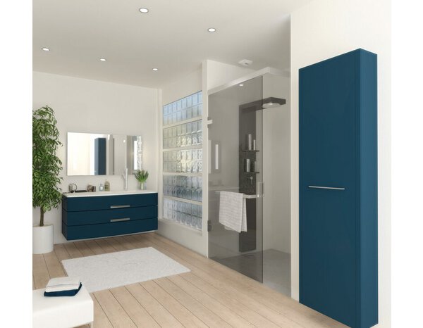 Kit Bahia Curve bain ou Cellier Ø 80 mm - bouche hygroréglable + raccord + collier - Aldes - Brico Dépôt