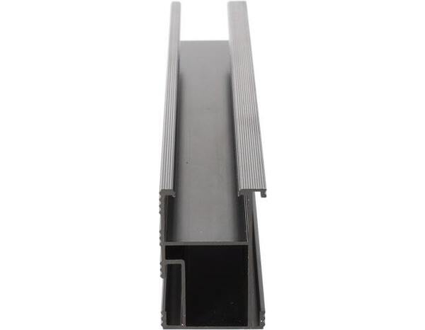 Lot de 2 rails 1,2 m pour panneaux - Brico Dépôt