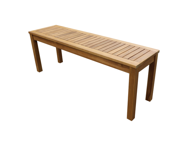 Banc en acacia "LEOTIS" - L. 124 x P. 34 x H.45 cm - Marque BLOOMA - Brico Dépôt