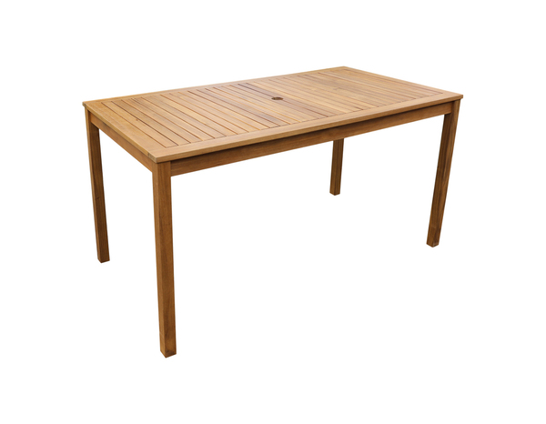 Table en acacia "LEOTIS" - L. 144 x P. 75 x H. 75 cm. - Marque BLOOMA - Brico Dépôt