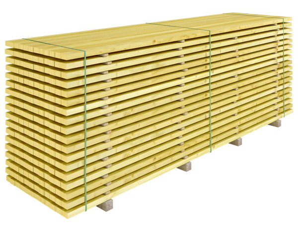 Demi chevron traité 4M. - 38 X 63 MM - Brico Dépôt