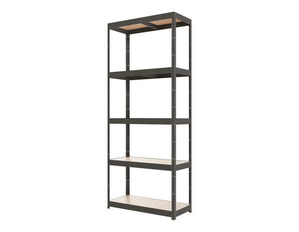 Etagère en bois/métal "Teira" 5 tablettes H. 179 x L. 75 x P. 35 cm - Cooke and Lewis - Brico Dépôt