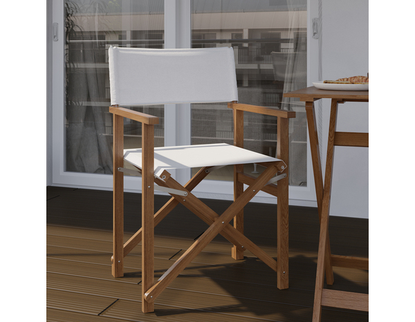 Set de jardin 3 pièces en acacia "DAFNEA" - Marque BLOOMA - Brico Dépôt