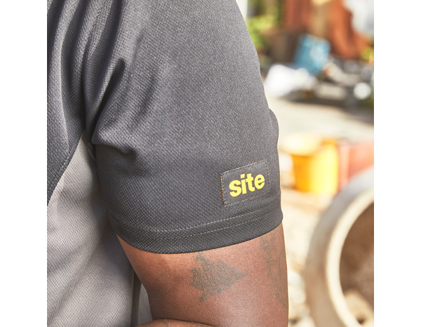 Tee shirt respirant noir et gris "PAXTON" taille L - Brico Dépôt