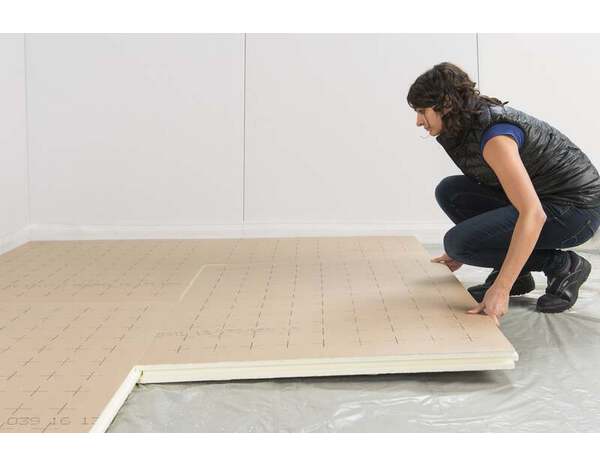 Panneau polyuréthane kraft R=2,6 Ep.5,6cm 120x100cm, murs & sols PU - Soprema - Brico Dépôt