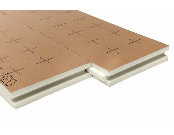 Panneau polyuréthane kraft R=2,6 Ep.5,6cm 120x100cm, murs & sols PU - Soprema - Brico Dépôt