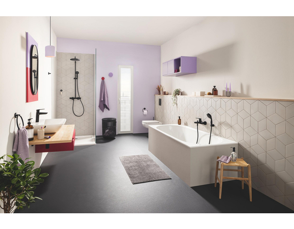 Mitigeur Bain/Douche Noir Mat Grohe
 - Grohe - Brico Dépôt