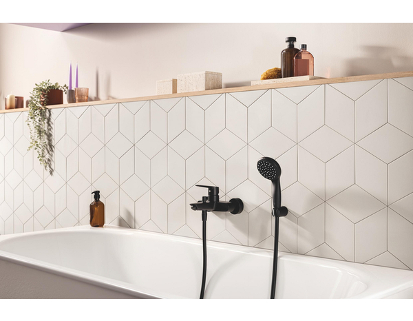 Mitigeur Bain/Douche Noir Mat Grohe
 - Grohe - Brico Dépôt