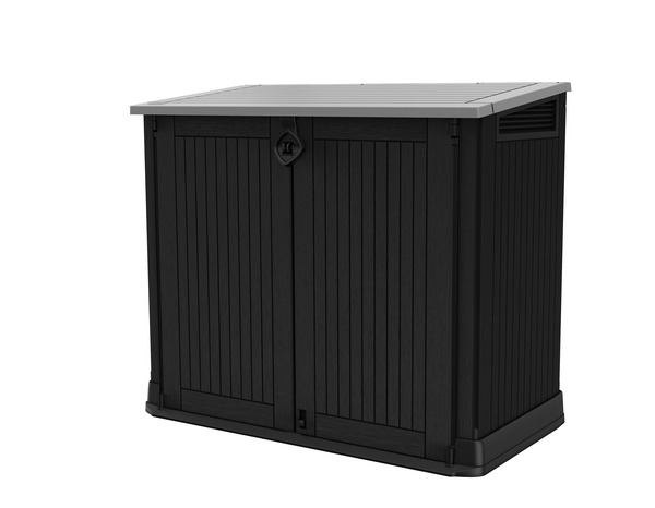 Coffre de rangement extérieur "Sio midi" noir 845 L - Brico Dépôt