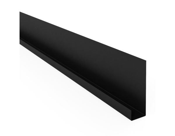 Lot de 2 profilés en U S45 1150 mm noir mat - Brico Dépôt