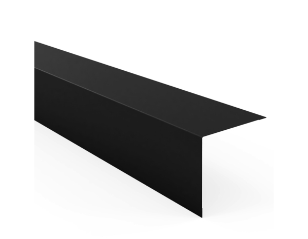 Cornière d'angle pour bardage et parement M50 2300 mm noir mat - Brico Dépôt