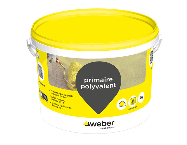 Primaire polyvalent 5 Kg - Weber - Brico Dépôt
