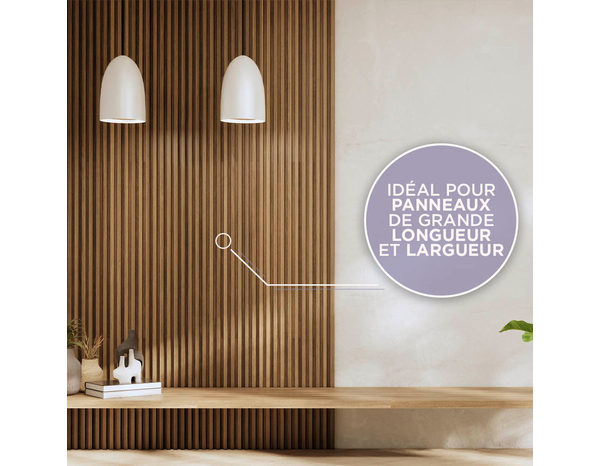 Colle fixation gamme rationnelle  pour panneaux décoratifs - cartouche 470g - Pattex - Brico Dépôt