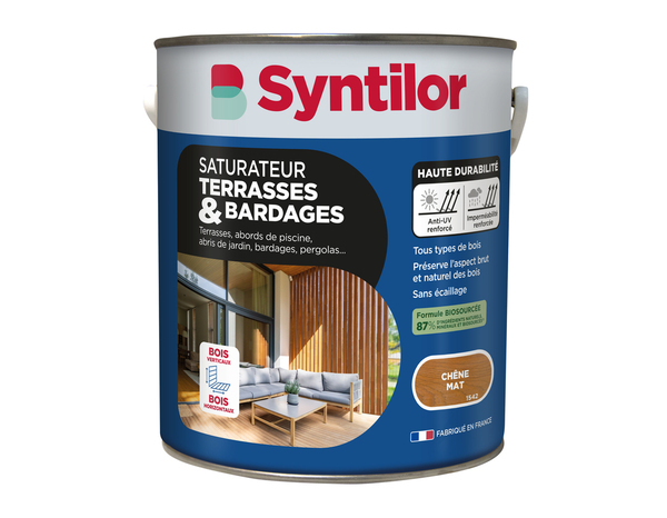 Saturateur bardage chêne 5 L - Syntilor - Brico Dépôt