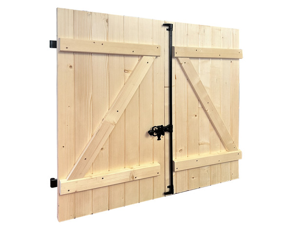 Volet battant manuel bois 145 x 120 cm - GEOM - Brico Dépôt