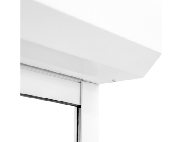 Volet roulant motorisé radio aluminium blanc 215 x 80 cm - GEOM - Brico Dépôt