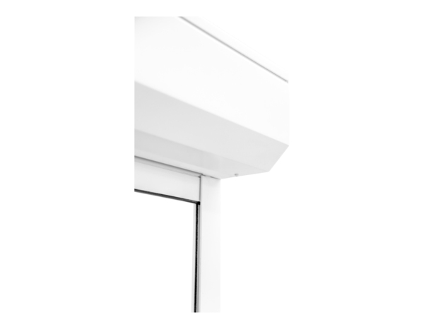 Volet roulant motorisé radio aluminium blanc 215 x 180 cm - GEOM - Brico Dépôt