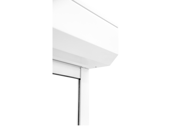 Volet roulant motorisé radio aluminium blanc 215 x 140 cm - GEOM - Brico Dépôt