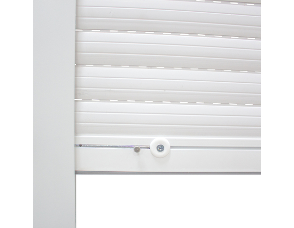 Volet roulant manuel PVC blanc 125 x 100 cm - GEOM - Brico Dépôt