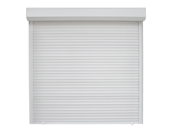 Volet roulant manuel PVC blanc 145 x 120 cm - GEOM - Brico Dépôt