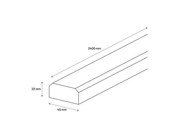 Barre a battement en sapin - GEOM - Brico Dépôt