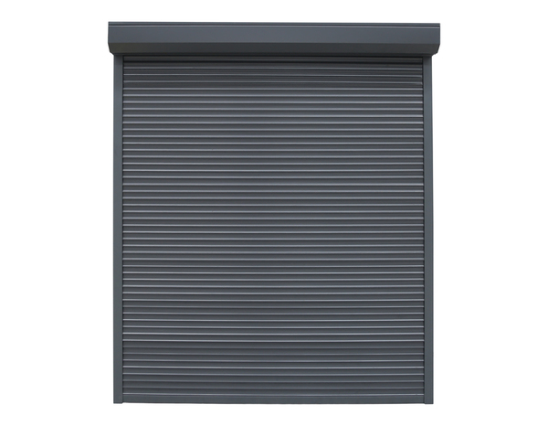 Volet roulant motorisé aluminium gris 215 x 140 cm - GEOM - Brico Dépôt