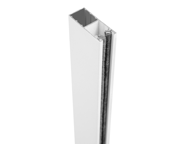 Volet roulant solaire motorisé aluminium blanc 135 x 100 cm - GEOM - Brico Dépôt