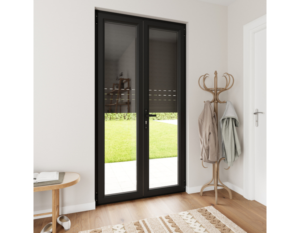 Volet roulant motorisé radio aluminium gris 225 x 120 cm - GEOM - Brico Dépôt