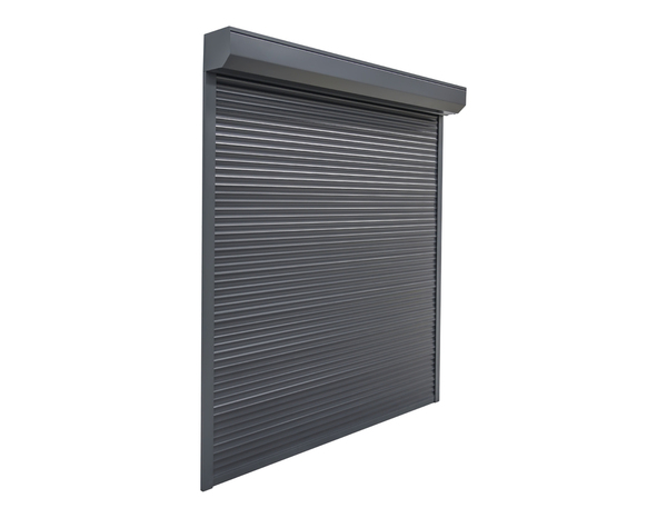 Volet roulant aluminium gris 125 x 120 cm - GEOM - Brico Dépôt