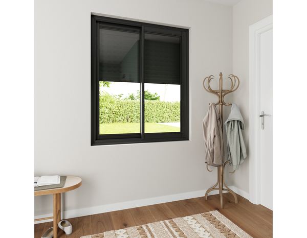 Volet roulant aluminium gris 145 x 120 cm - GEOM - Brico Dépôt