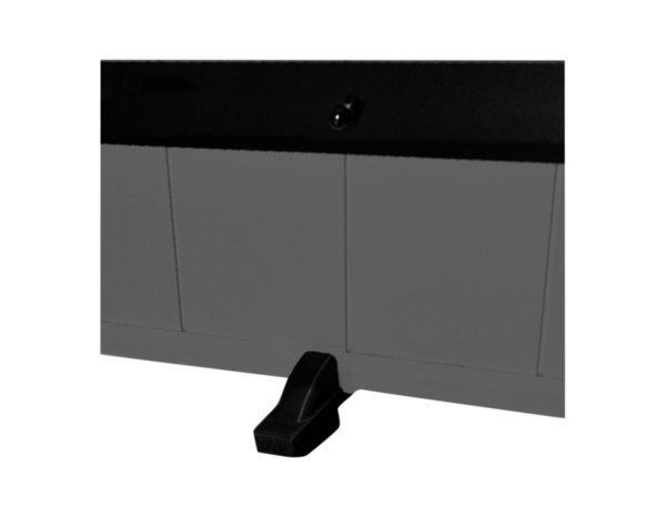 Volet battant 2 panneaux aluminium gris 175 x 120 cm - GEOM - Brico Dépôt