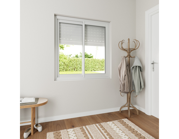 Volet roulant aluminium blanc 125 x 120 cm - GEOM - Brico Dépôt