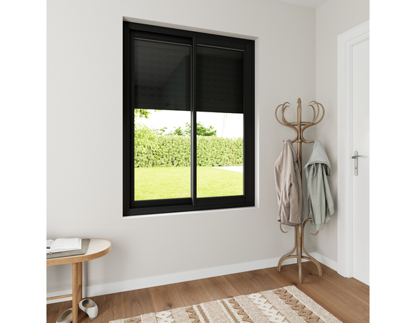 Volet roulant aluminium gris 160 x 140 cm - GEOM - Brico Dépôt