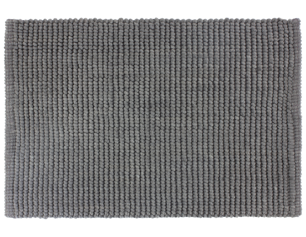 Tapis de bain "Gipsy" 40x60 cm carbone - Brico Dépôt