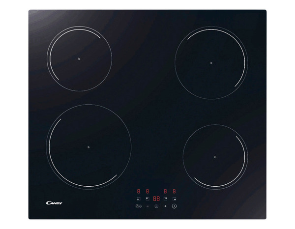 Plaque induction 4 zones 7000 W - L.56 x P.49 cm. - Candy - Brico Dépôt