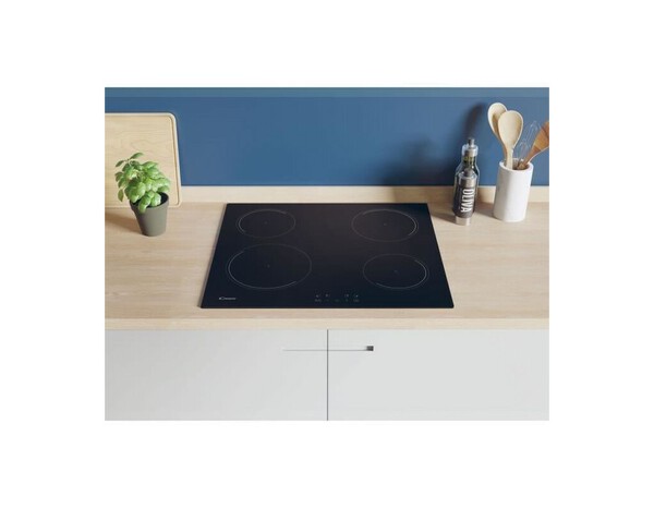Plaque induction 4 zones 7000 W - L.56 x P.49 cm. - Candy - Brico Dépôt