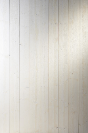 Lambris en sapin du nord céruse blanc - L. 205 x l. 13,6 x Ép. 1,05 mm - Brico Dépôt