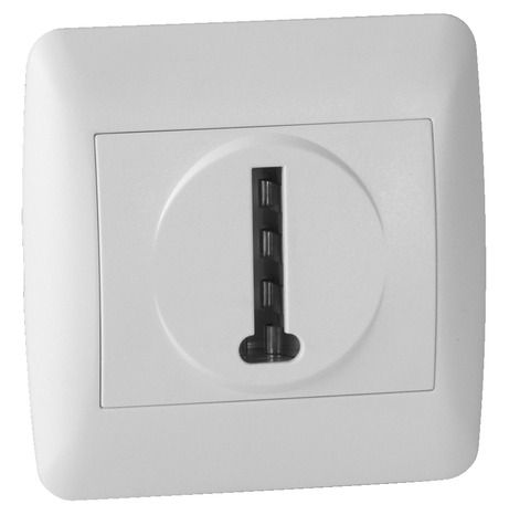 Prise téléphone "OME" blanc - Brico Dépôt