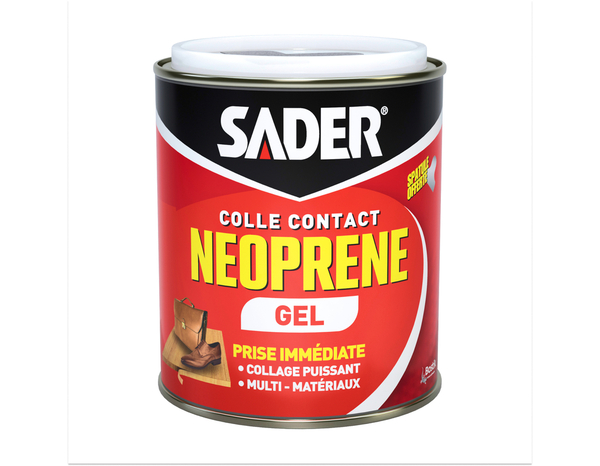 Colle contact néoprène gel - 750 g - Sader - Brico Dépôt