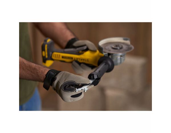 Meuleuse sans fil 125Mm V20 machine seule - SFMCG700B-XJ - Stanley Fatmax - Brico Dépôt