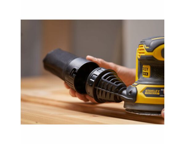 Ponceuse excentrique sans fil 20V D. 125 mm, 12000 t/min machine seule - SFMCW220BXJ - Stanley Fatmax - Brico Dépôt