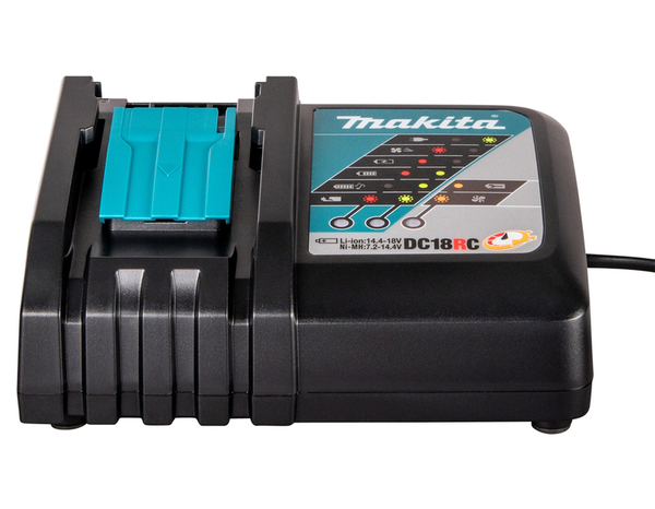 Chargeur rapide LI-ON, Ni-Mh 9,6 à 18 V - DC18RC - Makita - Brico Dépôt