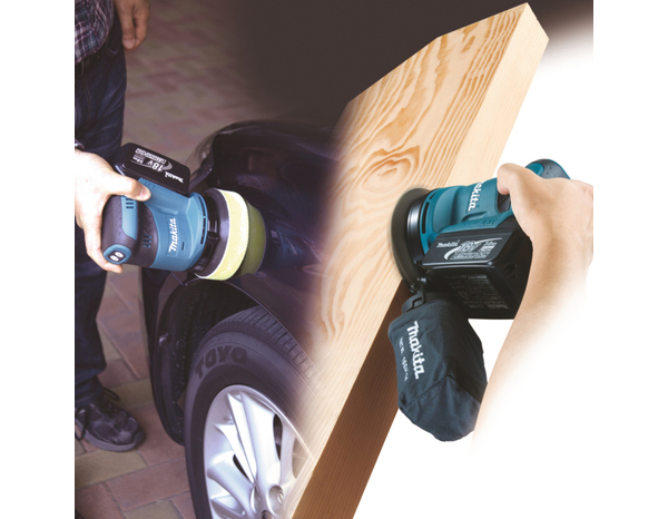 Ponceuse excentrique sans fil 18V LXT D.125 machine seule - DBO180ZJ - Makita - Brico Dépôt