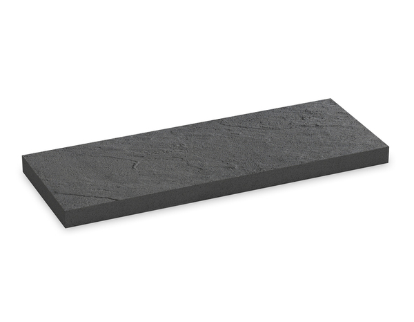Pas japonais rectangulaire 75 x 28 cm épaisseur 4 cm coloris anthracite - Brico Dépôt