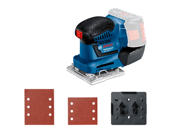 Ponceuse vibrante sans fil multifonction 18V compacte machine seule  -GSS18V-10 - Bosch Professional - Brico Dépôt