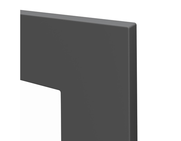 Façade 1 porte vitrée 30cm "Florie"anthracite mat - L. 29.7x H. 71.5cm - Cooke and Lewis - Brico Dépôt