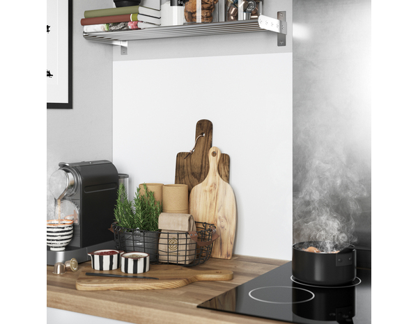 Crédence réversible géométrique / blanc - l.180 x H.60 cm, Ep 3 mm - Cooke and Lewis - Brico Dépôt